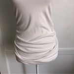 Old Navy • Maternity First-Layer Rib-Knit Side-Shirred Tank Top White Photo 3