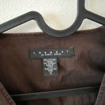 Laundry by Shelli Segal Women’s Laundry Shelli Segal Brown Lightweight Studded Cotton Jacket Blazer sz 0 Photo 2