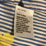 Crown & Ivy  Striped Floral Flower Power Dress Off The Shoulder Ruffle Small Photo 3