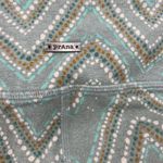 prAna Serafina Ruched Optional Footed Legging Agave Sizzle Green size medium Photo 6