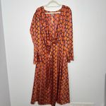 ASOS curve animal print dress size 18 Orange Photo 2
