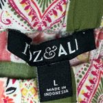 Roz & Ali Roz &‎ Ali Midi Skirt Women L Multicolor Abstract Paisley Pull-On Patchwork Boho Photo 2