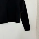 ECHT  Black Pima Cropped Half Zip Photo 4