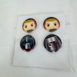 5 for $25| Funko Pop GI Joe Vs Transformers Button Pins Gamestop Exclusive Black Photo 2