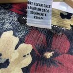 Sag Harbor  Petite Medium Floral Flowy Vacation Crop Button Down Shirt Boxy Photo 4