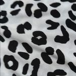 Misa Leopard Print Women's Top - Black and Gray Photo 2