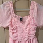 Pink Short Ruffle Dress Photo 1