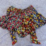 Patrons of Peace Floral Tie Shorts Photo 1