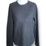 Rag and Bone Dark Charcoal Gray Wool Blend Neutral Knit Pullover Crewneck Sweater Photo 0