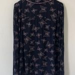 Soma Cool Nights Long Sleeve Grosgrain Trim Notch Collar Pajama Top Size Large Photo 8