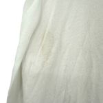 Lou & grey  Size XS Sweater White 3/4 Sleeve Asymmetrical Open Front‎ Cardigan Photo 3