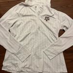 Cutter and Buck Womens  long sleeve white Texas A&M pullover jacket Photo 0