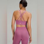 Lululemon NWT Free To Be Longline Bra Velvet Dust Size 4 Photo 1