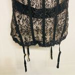 Victoria's Secret  Very Sexy Vintage Garter‎ Snaps Sheer Teddy Lingerie 34B Black Photo 2