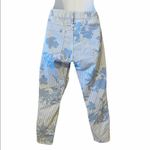 Gap Always skinny blue floral railroad stripe skinny jeans Photo 1