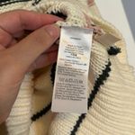 Madewell NWT  Cotton Crewneck Sweater in Stripe In Dark Loden Stripe Size XXS Photo 5