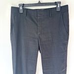 Vince Black Linen Cotton Dress Pant Straight Leg Trouser Slack Business Office Photo 1