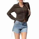 Nordstrom  Button-Up Long Sleeve Shirt Photo 1