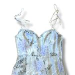 Aritzia  Wilfred Fable Dress Sweetheart Neckline Mini Tie Shoulders Size 12 Photo 4