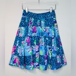 Lilly Pulitzer Bryant Pop Up Lilly's Party Patch A-Line Pleated Skirt Photo 13