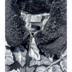 Vintage Duffel Outdoor Faux Fur Jacket Coat Black mid length Sz Small Black USA Photo 6