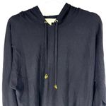 Michael Kors Lightweight Pullover Hoodie Black with Gold Accents Size XL Photo 1