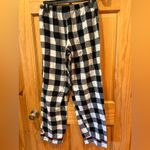 Wondershop Black and White buffalo check/red piping Pajama Set women’s XS Photo 5