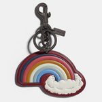 Coach  Rainbow Leather Bag Charm Photo 1