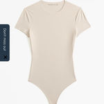 Abercrombie & Fitch Abercrombie Bodysuit Cream Photo 0