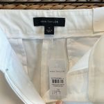 Ann Taylor NWT Mid-Rise The Crop White Woven Career Dress Pant Trouser, 14 Photo 8