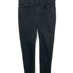 Karen Millen High Waisted Eyelet Pocket Jeans Slim Fit Cotton Blend Black Size 6 Photo 6