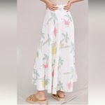 Place Nationale Seaside Linen Maxi Skirt size Small Green Size 4 Photo 3