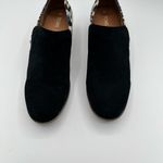 Toms  Blue and Black Ankle Suede Boots with Chunky Heel Photo 2
