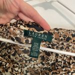 Ralph Lauren NEW NWT LAUREN LRL Plus Size Sheer Animal Print Dress Tan Brown 22W Photo 5