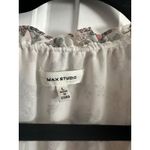 Max Studio Floral Sleeveless Blouse By With Ruffled Collar Detail S Photo 3