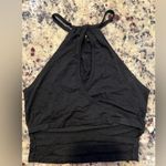 Forever 21  woman’s size small black crop top Photo 1