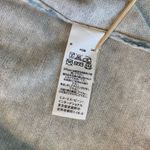 LL Bean Supima Cotton Floral Cardigan Sweater Women's Size M Light Blue Gray Size M Photo 5