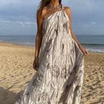 ZARA  dress maxi oversize fit boho blogger prints casual summer vacation wedding Photo 3