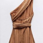 ZARA NWT  Asymmetric One Shoulder Wrap Halter Beaded Boho Top Photo 1