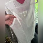 ZARA NWOT  White Guaze Asymmetrical Bottom Tank Top Photo 4