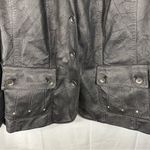 Conrad C Woman Women’s Jacket Stitching Soft Lightweight Black Faux Leather 20 Size 20W Photo 6