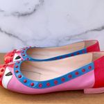 Fendi women’s monster bug eyes studded leather ballet flats size IT 35.5 US 5.5 Photo 5