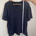 Urban Outfitters Out From Under Women's Size Large Short Sleeve Tee Shirt Black Washed Relaxed Photo 1