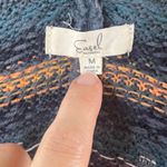 easel Women's Longline Boho Fringe Trim Cardigan Colorful Size M Photo 7