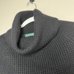 Ralph Lauren  Wool Blend Waffle Knit Poncho Shawl One Size Photo 5