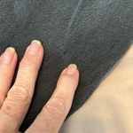 Cloth & Stone  szXS dark grey strapless romper frayed edges pockets elastic waist Photo 9