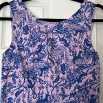 Lilly Pulitzer Mila Shift Dress Lilac Freesia Safari As I Can See Size 2 Stripe Photo 2