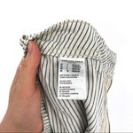 American Eagle  Pinstripe Straight Leg Pant Cream Blue 6R Photo 4