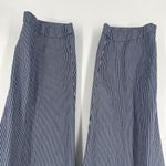 Gap Cropped Easy Pant Pull On Blue White Stripe Casual Pockets Drawstring Sz XXL Photo 3