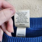 Blair  Multicolor Rainbow Striped Knit Sweater Acrylic Long Sleeve Size Medium Photo 5